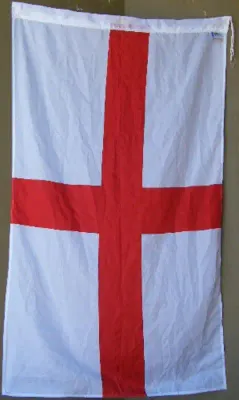 England flag - 100% polyester - made by PG Sport promo gear - 154 cm x 60 cm - as per photo