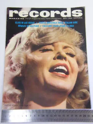 Records magazine May 1964 - Original with Kathy Kirby on cover - as per photo