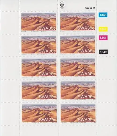 SWA - Set of 4 Full Sheets - SACC 526-529 - as per scan
