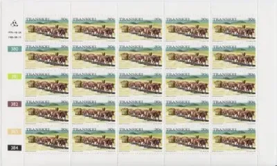 SACC 189 Full Sheets in mint and used - Sledge Transportation - CLOSING DOWN SALE