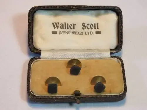 Set of 3 Walter Scott collar studs