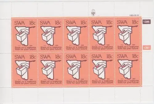 SWA - Set of 4 Full Sheets SACC 530 - 533 - as per scan