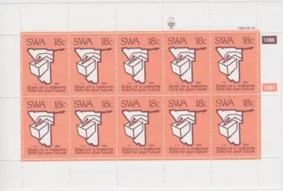 SWA - Set of 4 Full Sheets SACC 530 - 533 - as per scan