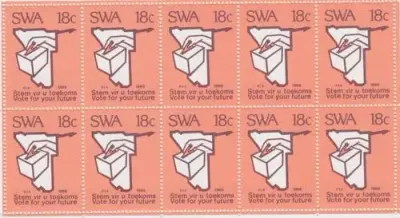 SWA - Set of 4 Full Sheets SACC 530 - 533 - as per scan
