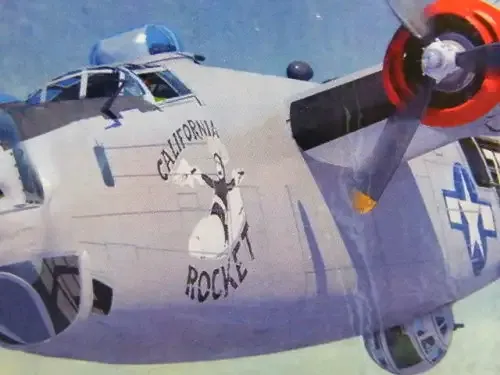 Military Aviation picture of WW2 US Air Force ` California Rocket ` fighting plane