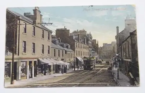Postcard 1912 Scotland to South Africa - 1d TRANSVAAL postage due