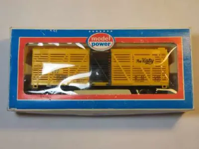 Vintage model power 8013 HO 40` Cattle car - The Katy