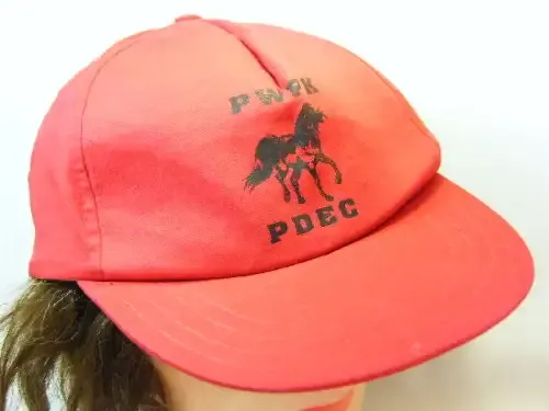 PWPK-PDEC red cap - possibly Pretoria Defence Equestrian club