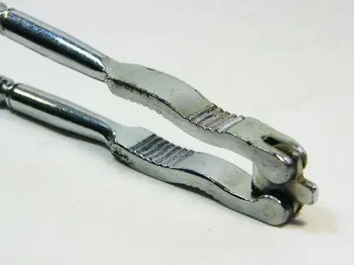 Vintage chrome plated nutcracker - as per photo