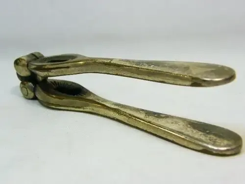 Vintage silverplated brass nutcracker - as per photo
