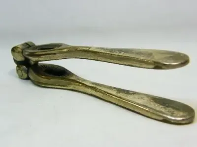 Vintage silverplated brass nutcracker - as per photo