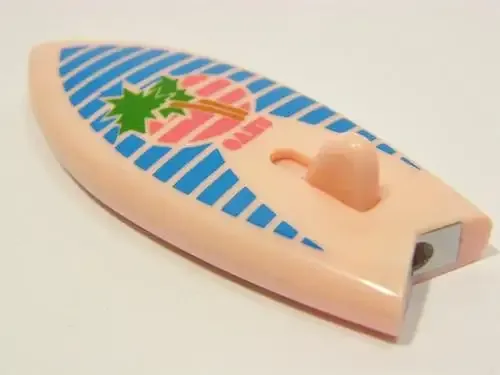 Vintage 1987 Beetland surfboard shaped electric lighter - not working, gas valve need to be replaced