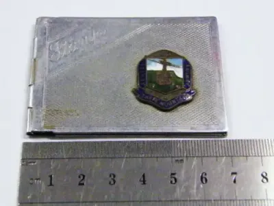 Table Mountain Aerial Railway chrome plated stamp case
