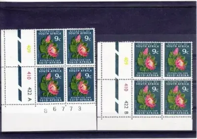 RSA - SACC 320 Control Blocks of 4 - A and B Cylinders, March 1972 Issue - as per scan