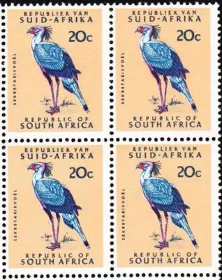 RSA - SACC 271 Control Block of 4 - June 1968 Issue - as per scan