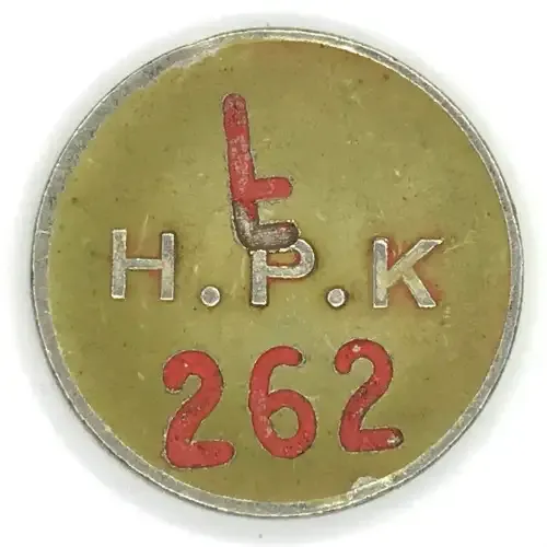 General Post Office 5 cent token - Number L 262