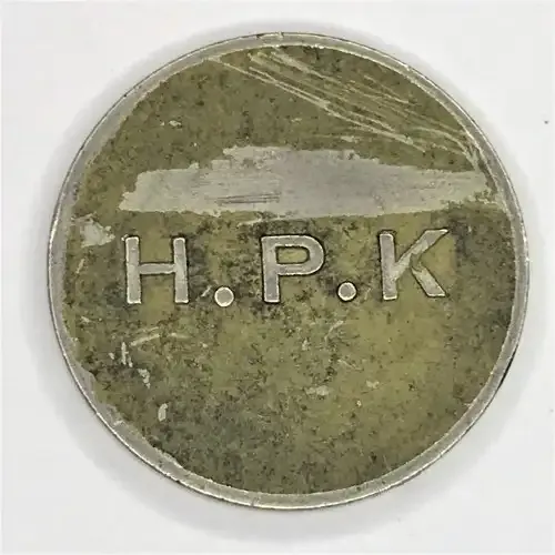 General Post Office 5 cent token - number D 31