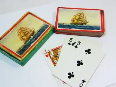 Vintage Imperial brand playing cards - made in USA in original box - as per photo