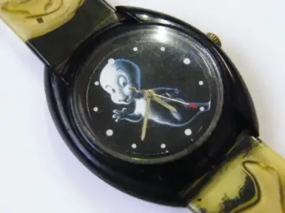 Vintage Casper the friendly ghost kiddies watch - working - as per photo