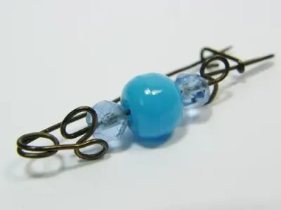 Antique bead brooch - as per photo