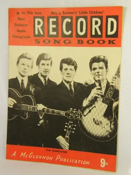 Vintage Record song book featuring The Searchers - CLOSING DOWN SALE