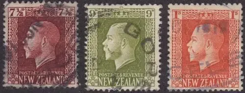 New Zealand - SG 426, 429, 430 - used - as per scan