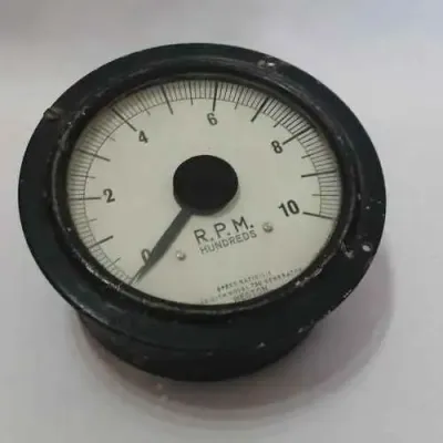 Vintage Weston model 954 Ships tachometer for model 750 generator