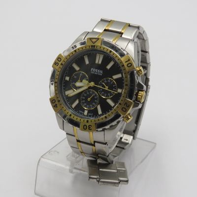 Fossil Garrett mens quartz chronograph watch - working