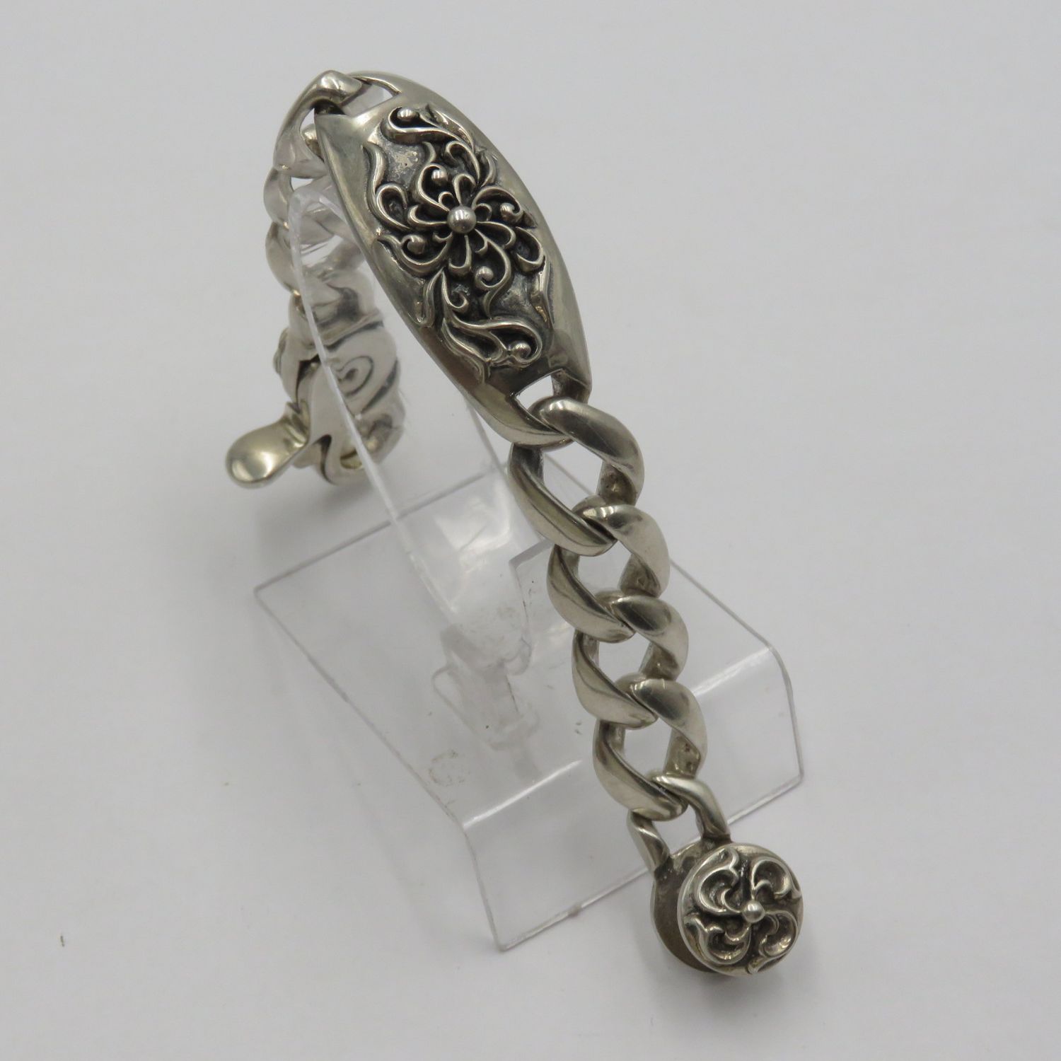 Very high quality sterling silver bracelet - weighs 95,5 grams