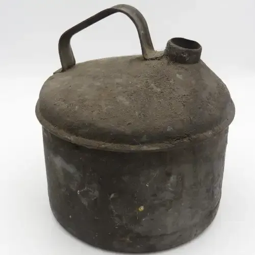 Old SA Railways fuel can - no lid - marked SAR/SAS on base