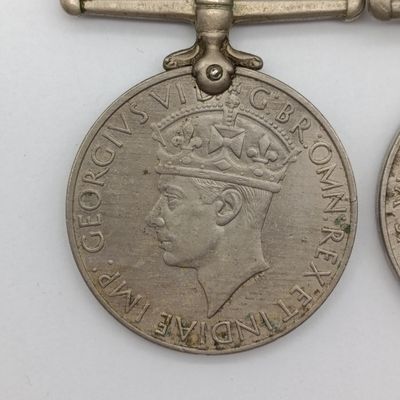 Set of 3 WW2 medals issued to C287177 J-Louw