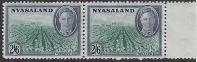 Nyasaland Gibbons 154 mint pair - as per scan