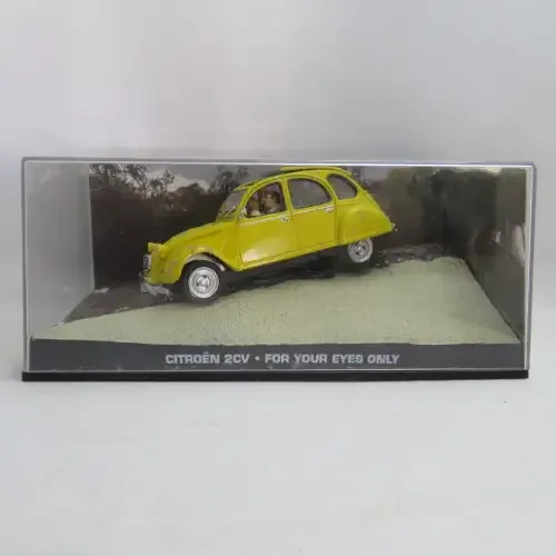 James Bond 007 Citroen 2 CV model car - For your eyes only