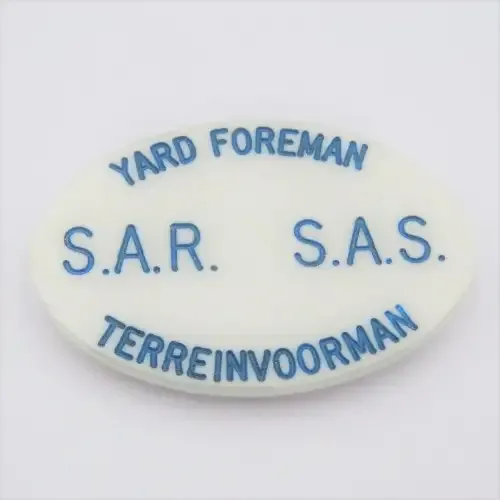 SAR-SAS Railway Yard Foreman breast badge