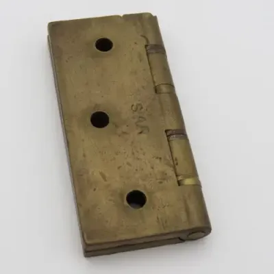 Vintage brass SA Railways door hinge - Marked SAR