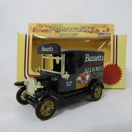 Lledo 1920 Ford Model T van - Bassett`s Liquorice Allsorts promotional model car in box
