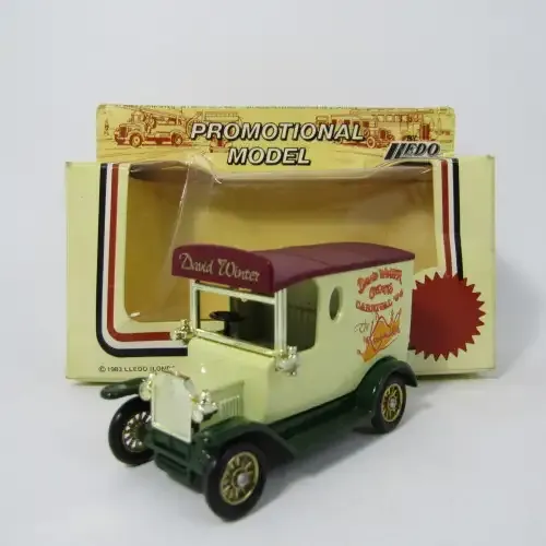 Lledo 1920 Ford Model T van - David Winter Cottages Carnival `94 promotional model car in box