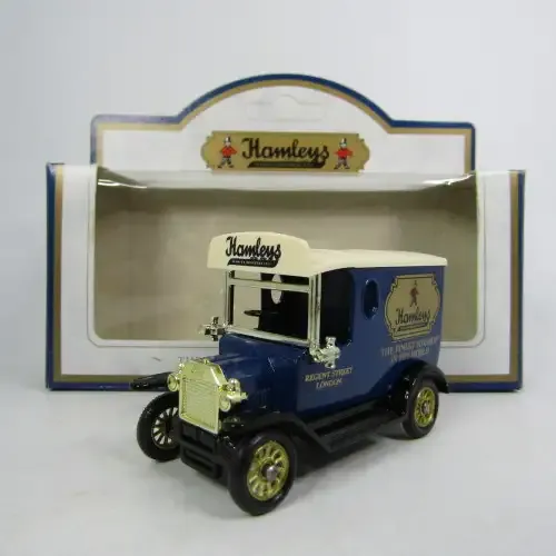 Lledo 1920 Ford Model T van - Hamsleys toy shop promotional model car in box