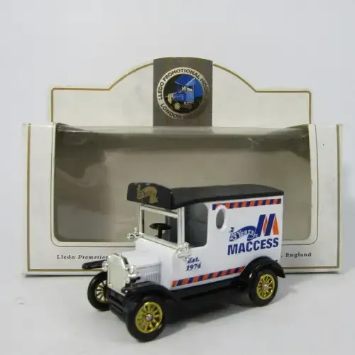 Lledo 1920 Ford Model T van - MACCESS 25 Years promotional model car in box