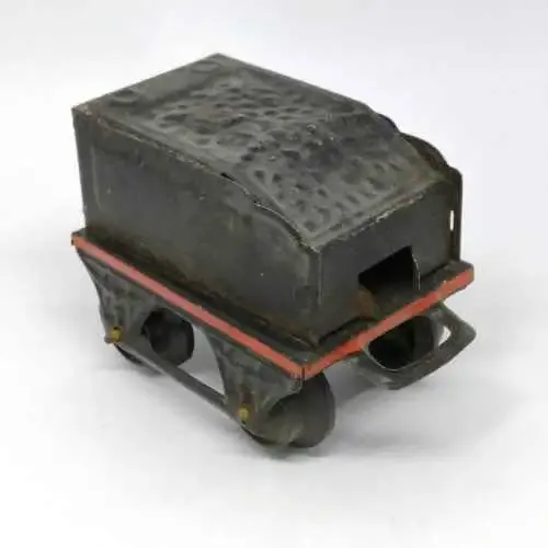 Vintage O-Gauge tinplate coal tender - made in US Zone Germany
