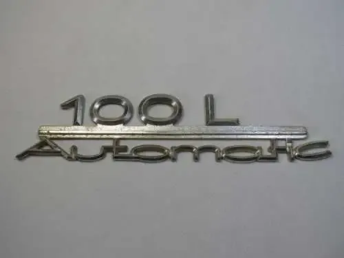 Vintage Audi 100L Automatic badge