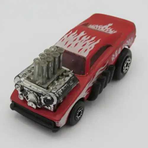 Matchbox Red Rider hot rod toy car