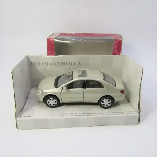 KinSmart Toyota Corolla model car in box - scale 1/36