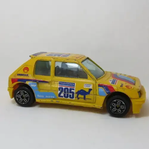 Vintage Bburago Peugeot 205 Turbo 16 model car - Scale 1/43