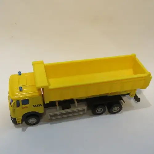 Die-cast and plastic construction truck