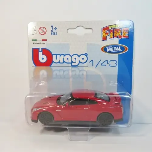 Bburago 2017 Nissan GT-R model car - Scale 1/43 - Still sealed