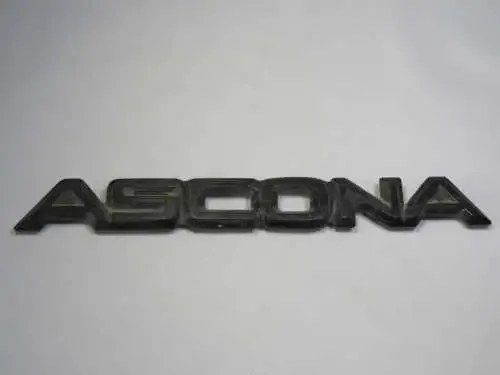 Vintage Opel Ascona plastic badge