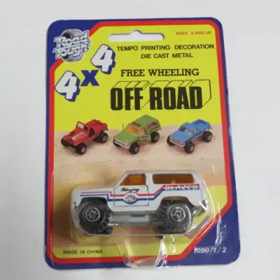 Vintage Road Tough 4x4 off road blazer die cast toy car in pack