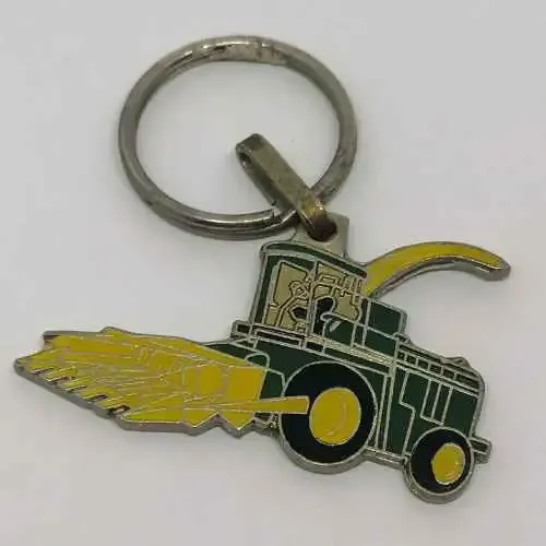 John Deere combine harvester keyring holder