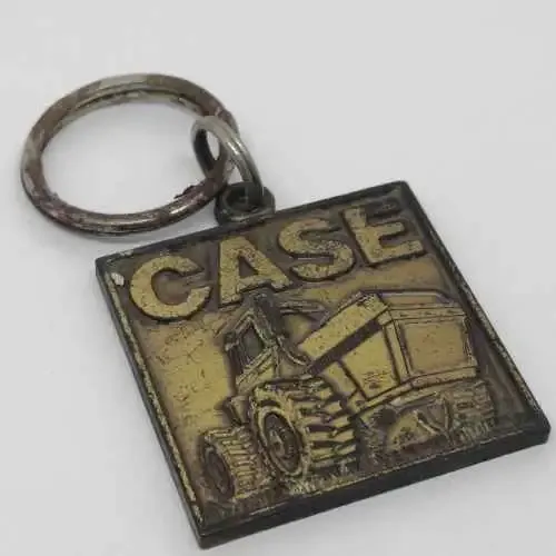 CASE construction vehicle keyring holder